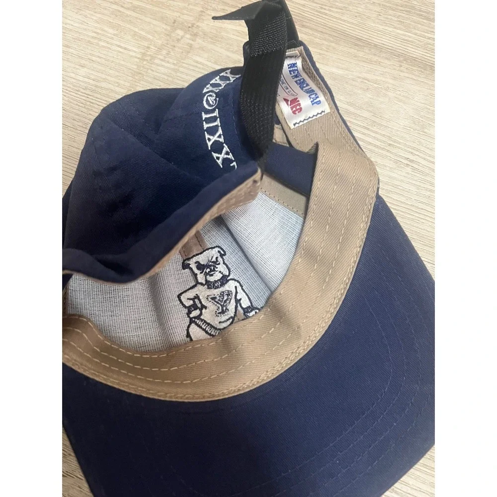 Yale Bulldogs Hat Navy Blue Adjustable Made in USA Ivy League New England Cap